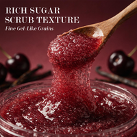OEM Fruit & Floral Sugar Scrub Set - 5 Scents Variety Pack, Exfoliator for Smooth Glowing Skin