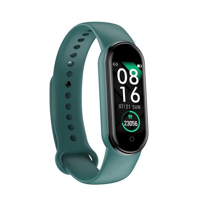 Smart Bracelet M5 Fitness Tracker Heart Rate Monitor Sport Step Counter Waterproof Wristwatch ra Mi Band 5 Smart Bracelet