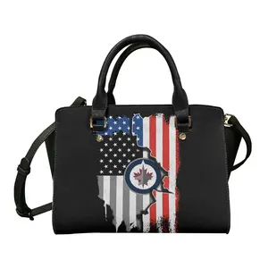 Leather Shoulder Bag Custom USA Flag Bags Women Handbags Ladies Purse Crossbody Handbag Bags Shoulder Strap Vintage Handbag