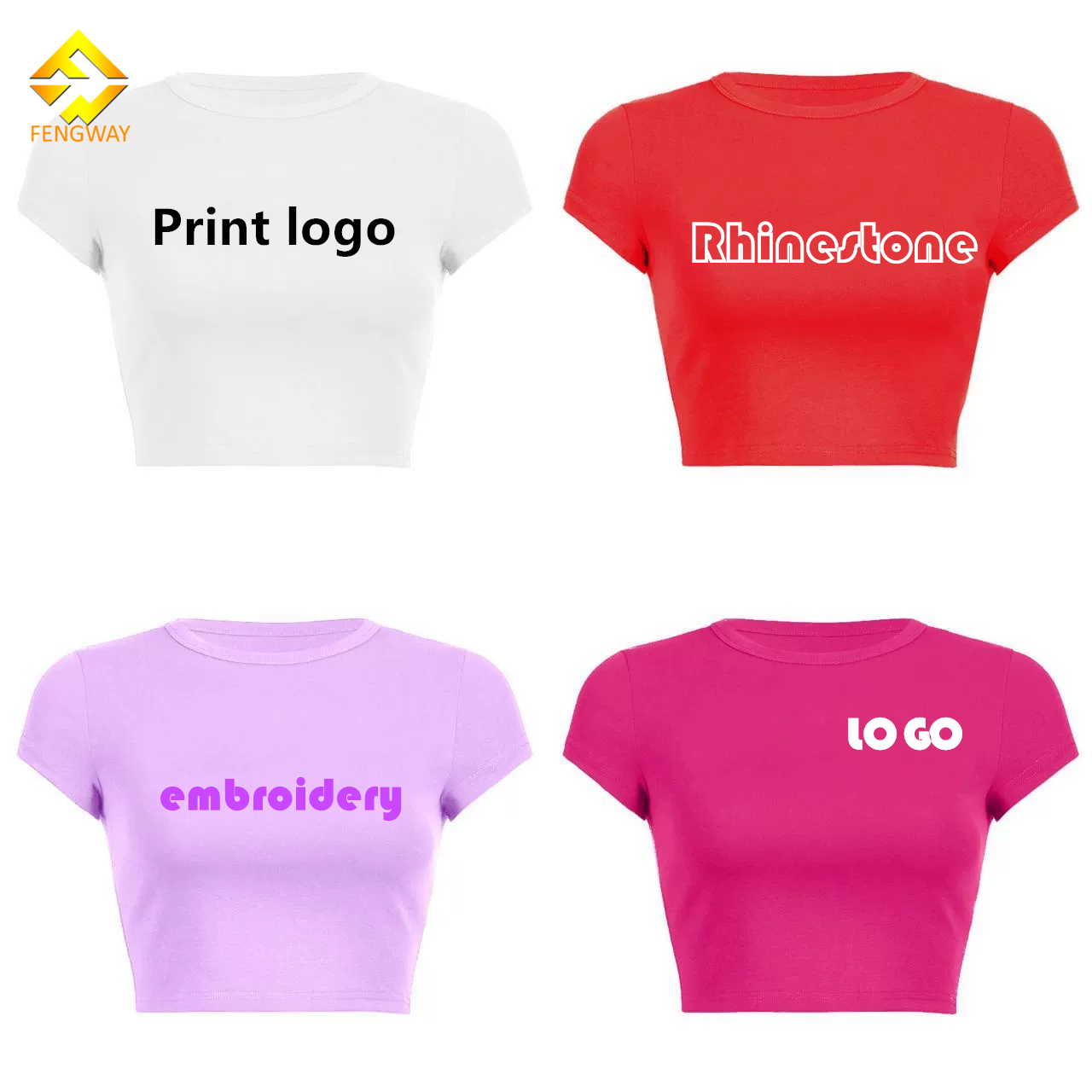 Graphic Crop Top - Women's Summer Streetwear Style