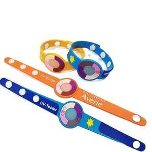 Thay đổi màu sắc UV bãi biển dây đeo cổ tay thể thao thời trang cảm biến Detector Sun nhạy cảm mặt trời giám sát Tester - Product Image 1