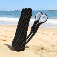 Corde en nylon multifilament tressée double, colorée, diamètre 3/8 pouce (14 mm), 100 m, pour lignes d'ancre, lignes d'amarrage et solutions d'amarrage pour bateaux