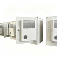 Gabinete de Telecomunicaciones para Exteriores de Acero Galvanizado IP55 con Aire Acondicionado para Estaciones Base FTTH 5G, Equipo de Comunicación ISO