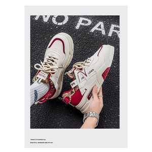 Nouvelles chaussures de randonnée rehaussantes à lacets, baskets de course en maille respirante - Product Image 4