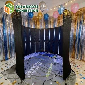 Portable 360 <strong>Photo</strong> Booth Spiral Shape Enclosure Led Stand Rental Modular <strong>Photo</strong> Booth Enclosure Wholesale Middle East Event Tech - Product Image 3
