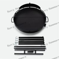Camping grill fogão ao ar livre camping madeira queima fogueira móveis conjunto destacável metal fogueira