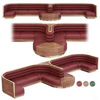 Mobilier de luxe pour café et restaurant : Table et chaise de restaurant modernes, banquette personnalisée, mobilier multifonctionnel pour restaurant