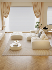 Mufang Grand <span class=keywords><strong>ensemble</strong></span> de canapés modulables <span class=keywords><strong>Sergio</strong></span> Bicego Pixel Soft Tufty Meubles en cuir véritable haute couture pour hôtels et villas - Product Image 2