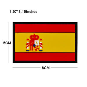 Vente en gros personnalisé n'importe quel motif Velcro drapeau cubain Velcro PVC crochet et boucle motif d'impression numérique adapté au <span class=keywords><strong>camping</strong></span> en plein air - Product Image 4