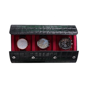 カスタムロゴトラベルラグジュアリーレザーウォッチパッケージストレージウォッチロールケースボックス - Product Image 5