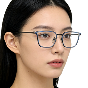 Gafas de Prescripción con Montura Óptica de Titanio XPZ, Unisex, con Bloqueo de Luz Azul, para Miopía, Uso Diario, Regreso a Clases, Venta al Por Mayor de Fábrica - Product Image 1