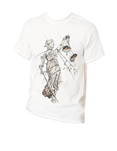 T-shirt Homme 100% Coton 260g Teint en Fil Coupe Ample Sportive Impression Numérique Design Vierge - Product Image 1
