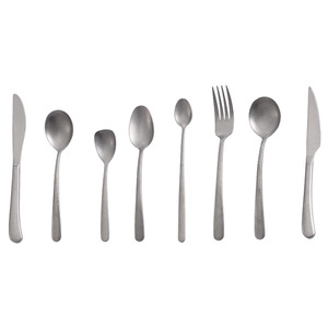 Ensemble de couverts réutilisables en acier inoxydable 304 de style vintage avec baguettes, couleur unie, portable - Product Image 4