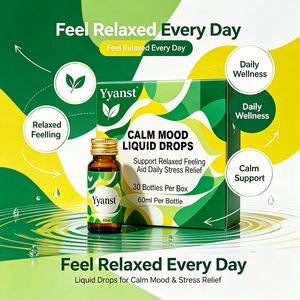 Liquide Oral Premium Calm Mood 60ml, 30 Bouteilles – Compléments Santé pour Soulagement du Stress et Bien-être Adulte – Fourniture en Gros OEM - Product Image 3