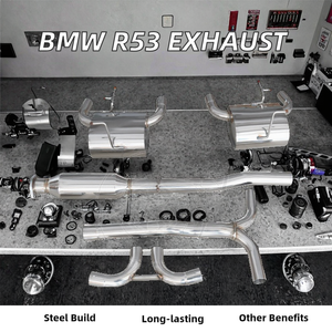 Edelstahl 1,5mm Catback Downpipe für BMW <span class=keywords><strong>Mini</strong></span> <span class=keywords><strong>Cooper</strong></span> <span class=keywords><strong>S</strong></span> <span class=keywords><strong>R53</strong></span> 04-06 Auspuffanlage FY-MOTO - Product Image 2