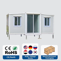 Maison conteneur extensible à double aile de 20 et 40 pieds - Certifiée CE ISO9001, résistante à la corrosion, design moderne pour usage polyvalent