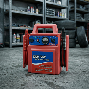 Boîtier de qualité militaire Pro-Booster 12V/24V et voltmètre + protection contre les surtensions avec chargeur rapide - Product Image 1