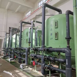 Industrial Large Water Treatment Plant 20t/h Water Purification Purifier Water Filtration Desalination Machine