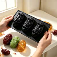 Moule en silicone 3D en forme de date Candyer pour la vente en gros – Moule à gâteau mousse, outil de cuisson pour desserts français et chocolats