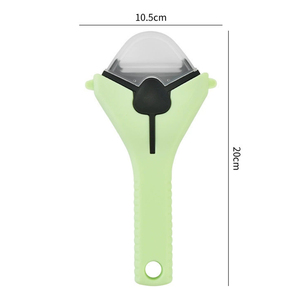 Éplucheur-râpeur triangulaire manuel multifonction 3-en-1 en acier inoxydable robuste pour légumes, vente en gros - Product Image 6