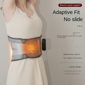 Ceinture de massage électrique vibrante sans fil chauffante pour le soutien lombaire et abdominal avec fonction musicale - Product Image 2