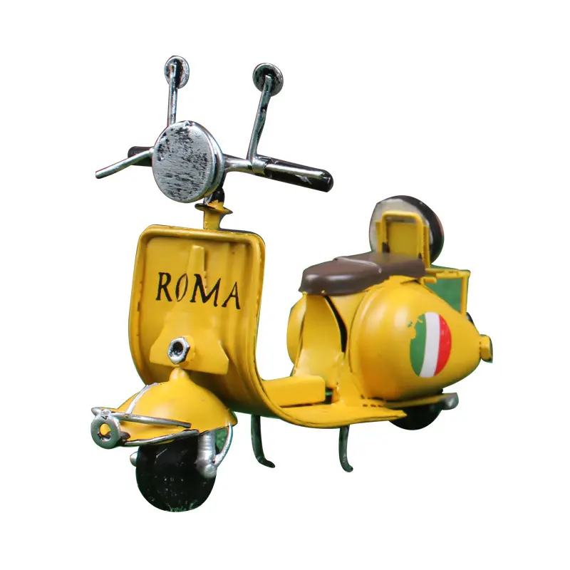 Scooter Roman Holiday Vespa Sheep Scooter 1:18 Motorcycle Model Alloy Model