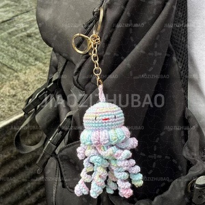 Muñecos de Ganchillo Hechos a Mano al por Mayor, Se Aceptan Personalizaciones, Llaveros de <span class=keywords><strong>Pulpo</strong></span> Coloridos <span class=keywords><strong>para</strong></span> Navidad, Halloween, Fiestas de Cumpleaños - Product Image 6