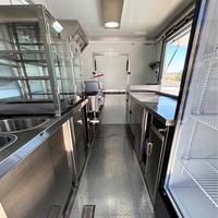 Camion de restauration abordable de 13,1 pieds entièrement équipé, chariot à hot-dogs, cuisine mobile pour la vente de restauration rapide aux États-Unis