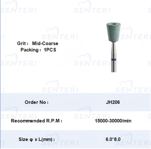 Nha khoa phòng thí nghiệm cho mài senteri gốm kim cương mài đầu Zirconium oxide mài đầu đánh bóng khoan bit - Product Image 4