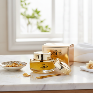 Anjo Professional Crema Loción de Oro 24K Nutritiva Antienvejecimiento Antiarrugas Blanqueadora Revitalizante para la Piel K-Beauty Hecho en Corea 50g - Product Image 3