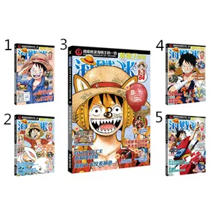 5 Estilos Um Luffy Pieced Cartoon Personagem Imagem Imagem Livro Anime Comic Book Gift