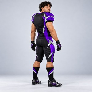 Uniforme de football américain 2026 à faible MOQ, respirant, anti-UV, écologique, disponible à un prix raisonnable - Product Image 3