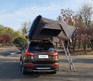 โรงงาน Abs Hard ขายเต็นท์หลังคารถยนต์อลูมิเนียมขนาดใหญ่แบบพับได้ 4x4 - Product Image 5