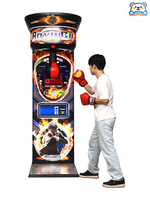 Mesin Tinju Video Game City Hercules, Pukulan, Tendangan, Target Gravitasi, Musik, Dragon Boxing, Perangkat Keras Logam, Pengukuran Kekuatan, PC
