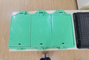 Trung Quốc Nhà sản xuất FRP sợi cáp điện <span class=keywords><strong>manhole</strong></span> bao gồm BMC Composite vuông <span class=keywords><strong>manhole</strong></span> Bìa - Product Image 3