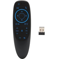 Ratón Inalámbrico G10S PRO BT para Android TV Box, Control por Voz Inteligente, Dos Modos: 2.4G y BT 5.0, para TV, Protector de Pantalla, Computadora, Plug and Play