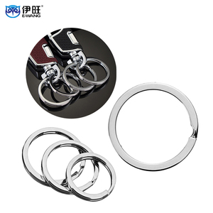 พวงกุญแจสแตนเลสแบบแบน ป้องกันสนิม คุณภาพพรีเมียม ขอบเรียบ - Product Image 1