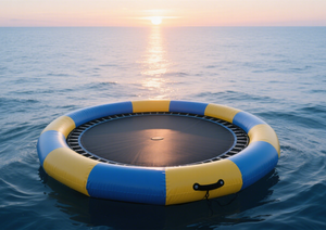 Trampoline d'eau pour adultes Tengtai <span class=keywords><strong>2M</strong></span> Installations d'amusement gonflables Trampoline flottant en plein air - Product Image 6