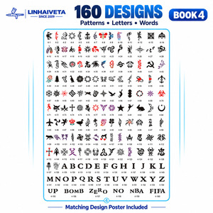 Linhaiveta Libro <span class=keywords><strong>de</strong></span> <span class=keywords><strong>Plantillas</strong></span> Reutilizables <span class=keywords><strong>para</strong></span> <span class=keywords><strong>Tatuajes</strong></span> <span class=keywords><strong>de</strong></span> <span class=keywords><strong>Purpurina</strong></span>, 4 <span class=keywords><strong>Plantillas</strong></span> Autoadhesivas <span class=keywords><strong>para</strong></span> Aerógrafo <span class=keywords><strong>para</strong></span> Pintura Corporal - Product Image 2