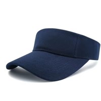 Casquette de soleil en sergé de coton avec logo personnalisé, réglable, pour les sports de plein air