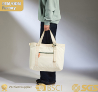 Sacs de shopping en denim écologique recyclé à prix d'usine, logo imprimé ou brodé personnalisé, sac fourre-tout en denim