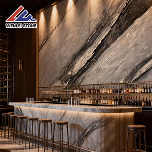 Dalles <span class=keywords><strong>de</strong></span> marbre gris <span class=keywords><strong>paysage</strong></span> naturel, luxe moderne, pour salle <span class=keywords><strong>de</strong></span> bain, cuisine, extérieur, avec veinage <span class=keywords><strong>aquarelle</strong></span> unique, pour mur d'accentuation <span class=keywords><strong>de</strong></span> villa <span class=keywords><strong>et</strong></span> hôtel - Product Image 5
