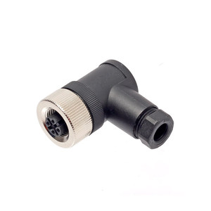 M12 Angled nữ nhựa lắp ráp nối vít <span class=keywords><strong>2pin</strong></span> 3pin 4pin 5pin <span class=keywords><strong>6pin</strong></span> 8Pin không thấm nước IP67 - Product Image 5