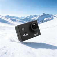 Kamera Aksi Mini Helm 1080P Full HD, Kamera DV Sport Bawah Air Tahan Air