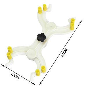 Plastic butterfly clip, burette clip, metal butterfly clip for titration, multi-functional clip, titration <b>table</b> iron stand. - Product Image 2