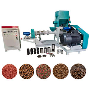 Équipement de traitement d'alimentation de poisson flottant extrudeuse Aquafeed efficace pour les étangs - Product Image 5