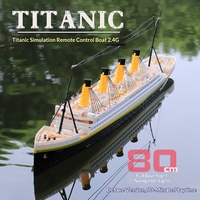 Modèle de bateau de croisière Zetink Titanic RC 1:325, bateau télécommandé 2,4G 4 canaux, cadeau pour collectionneur adulte, jouet pour piscine ou lac