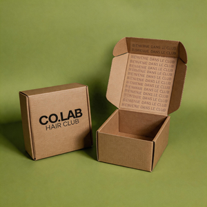 Boîte d'emballage personnalisée en carton recyclé bleu clair pour l'expédition <span class=keywords><strong>de</strong></span> produits <span class=keywords><strong>de</strong></span> soin pour bébés, crème pour peaux sensibles, huile biologique - Product Image 2