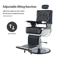 Vente en gros de chaises de barbier professionnelles vintage pour hommes meubles de salon de coiffure massage option bon marché pour salons de coiffure