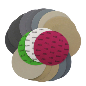 Vibratite 6 pouces carbure <span class=keywords><strong>de</strong></span> silicium <span class=keywords><strong>papier</strong></span> abrasif humide/sec étanche <span class=keywords><strong>papier</strong></span> <span class=keywords><strong>de</strong></span> sable disque abrasif pour bois métal polissage - Product Image 1